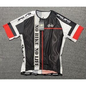 JPOJPO WEIMOSTAR NO BIKE NO LIFE CYCLING JERSEY FULL ZIP MEN'S SIZE XXL